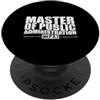 profession academic degree university ca Maestro della Pubblica Amministrazione PopSockets PopGrip Adesivo