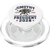 Jimothy Raccoon Election Humor Jimothy per il presidente 2028 Elezione procione divertente PopSockets PopGrip per MagSafe