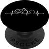 Farm Animal Lover Designs Amante degli animali da fattoria con battito cardiaco di PopSockets PopGrip Adesivo
