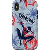 Marvel Spider-Man Into the Spider-Verse Stampa Graffiti Custodia per iPhone X/XS
