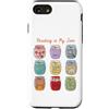 Page Turner Prints Custodia per iPhone SE (2020) / 7/8 Reading is My Jam Bookworm Generi letterari Vasetti