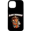 Funny Hot Dog Dog In Me Grill Party Good Custodia per iPhone 15 Raw Dogin Vintage Hot Dog Maestro della Griglia Regalo