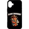 Funny Hot Dog Dog In Me Grill Party Good Custodia per iPhone 16 Plus Raw Dogin Vintage Hot Dog Maestro della Griglia Regalo