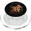 Paw Pact Prints Divertente gatto interno introverso umorismo domestico amante dei gatti PopSockets PopGrip per MagSafe