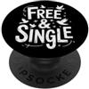 Divorce Party Designs For Divorced Men A Divorzio divertente Break Split Singolo 0 PopSockets PopGrip Adesivo