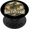 Jimbeels ROUTE SHEET READY Percorso gravel PopSockets PopGrip Adesivo