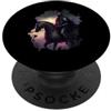 PM-Artistic Il minaccioso cavaliere nella notte PopSockets PopGrip Adesivo