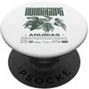 JRRTS Disegni di paesaggi acquatici Aquascaping Anubias Pianta acquatica Acquario Custode di PopSockets PopGrip Adesivo