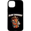 Funny Hot Dog Dog In Me Grill Party Good Custodia per iPhone 15 Plus Raw Dogin Vintage Hot Dog Maestro della Griglia Regalo