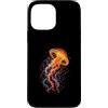 Jelly Fish Designs Custodia per iPhone 13 Pro Max Fiamma Medusa Vita Oceano Biologia Marina Fauna Selvatica Arte