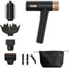 Shark SpeedStyle Asciugacapelli a Ioni e RapidGloss Finisher con Custodia e Mollette, 5 Styler, Asciugatura Veloce Senza Danni, Riduce l'Effetto Crespo, Tutti i Tipi di Capelli, Rame/Nero, HD353BKEU