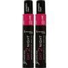 Rimmel London Mascara Day 2 Night, Formula Modulabile per Lunghezza e Volume Estremo, 001 Nero/Black, 9,5 ml (Confezione da 2)