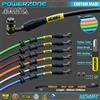POWERZONE Moto Dirt Bike intrecciato acciaio idraulico rinforzo freno Iine frizione tubo flessibile olio da 450 a 2300mm 28-28 gradi Fit Racing MX