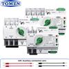 TOMZN 2P 3P 4P Interruttore di Trasferimento Automatico (ATS) su Guida DIN per Fotovoltaico e Inverter, Commutatore di Alimentazione Duale Ininterrotta 63A 100A 125A