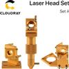 Cloudray Serie K Set di testine laser CO2 D12 18 20 FL50.8mm Lente color oro per macchina da taglio per incisione laser 2030 4060 K40