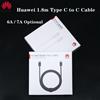 Huawei Cavo dati ad alta velocità da 1.8m HUAWEI 6A USB type-c a USB type-c per Laptop Huawei Matebook cavo di ricarica rapida ad alta potenza