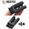Meetee 5/10/20 Pz Meetee 56x25mm Doppi Fori Molla In Metallo Cintura Fondina Guaina Clip Chiusura Fibbie Accessori con 8mm Cap Borchie Viti
