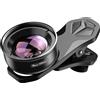 APEXEL Obiettivo Macro per Fotocamera Smartphone 100mm, Lenti Macro per Videocamere, Compatibile con iPhone Samsung e Tutti gli Smartphone