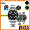 Cronos Orologio Cronos Sub Diver da Uomo Senza Data PT5000 Bracciale Spazzolato Lunetta in Ceramica Resistente all'Acqua fino a 200 Metri