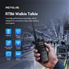 Retevis RT86 Walkie Talkie Professionale, Radio Bidirezionale a Lungo Raggio con Connessione Type-C per Attività all'Aperto, Aziende e Fattorie