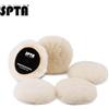 SPTA 1"/2"/3"/5"/6"/7" T160 Tampone per lucidatura in lana a taglio pesante Agnelli ad alta densità per rimuovere 1200 # /1500 # Segni del disco abrasivo