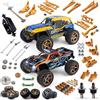 WLtoys 12402-A 104009 Parti di aggiornamento interamente in metallo dorato per camion per auto RC Gruppo anticollisione del telaio dell'ingranaggio differenziale del braccio del sedile a C