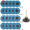 SI FANG 11/21 pz 50mm Piatto Professionale Dischi Lamellari Roll Lock Rettifica Abrasivi Ruote da 2 pollici Con Supporto Per Smerigliatrice Angolare utensili abrasivi