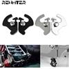 REWMTER Schienale per moto staccabile rotante Sissy Bar portapacchi Docking Latch Clips Kit per Harley Sportster XL Softail Touring
