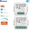 GIRIER Tuya Wifi Smart Dimmer Switch Modulo 10A Supporto Controllo a 2 vie Interruttore della luce dimmerabile 1 2 Gang Funziona con Alexa Google Home