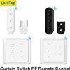 LoraTap RF 868 Mhz 1,2,4 canali Telecomando portatile e montabile per interruttori per tende avvolgibili