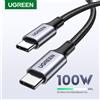 UGREEN Cavo USB UGREEN PD100W cavo di ricarica rapido da USB C a tipo C per Xiaomi Samsung MacBook iPad 5A cavo del telefono cellulare cavo USB tipo C