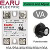 EARU SSR-10VA SSR-25VA SSR-40VA SSR Relè a stato solido Regolatore di tensione Uscita AC24-380V + Potenziometro per regolatore di temperatura PID