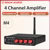 Douk Audio M4 Mini 2/4 Canali Bluetooth 5.0 Amplificatore Digitale Ricevitore Audio Stereo Desktop Amplificatore Audio Lettore Musicale USB 50W * 4