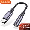 Toocki USB tipo C 3.5 Jack adattatore per auricolari USB C a 3.5mm cuffie cavo Audio AUX per Huawei P30 Xiaomi Mi 10 9 Es
