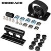 riderace Supporto per forcella per bici Portapacchi per auto Portapacchi a sgancio rapido Perno passante Adattatori per supporto per staffa per bicicletta da strada Supporto per installazione forcella MTB