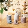 GBhouse Scultura greca barattolo di candela stampo in Silicone di cemento con coperchio cilindrico Jesmonite contenitore per candele scatola di immagazzinaggio per stampi decorazioni per la casa