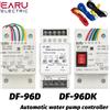 EARU Controllore di Livello dell'Acqua DF-96D DF-96DK 25A 220V, Sensore di Rilevamento Livello Liquido per Serbatoi, Controllore per Pompa dell'Acqua con Cavi da 2M