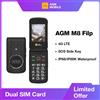 AGM M8 Flip Robusto Telefono Anziani Caratteristica Cellulare SOS Chiamata rapida Grandi lettere con tastiera inglese e russa
