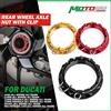 MOTO4U Clip per dado asse ruota posteriore moto in alluminio per Ducati V4 1098 1198 1199 1299 Panigale Multistrada 1200 Diavel Streetfighter
