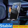 VIKEFON Supporto per telefono per auto magnetico per caricabatteria per auto wireless per iPhone 15 14 13 12 X XR Supporto di ricarica per auto veloce a infrarossi Samsung
