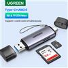 UGREEN Lettore di schede UGREEN lettore di schede USB 3.0 e da tipo C a SD Micro SD TF per accessori per Laptop per PC lettore di schede SD Cardreader di memoria intelligente