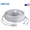 ASECAM CCTV Cavo RJ45 Telecamera di sorveglianza Ethernet Alimentazione CC Cat5 Rete Internet Cavo LAN Telecamera IP POE Connessione Wi-Fi