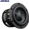 AIYIMA 1 pz altoparlante Subwoofer da 4 pollici HiFi Home Theater cono in fibra di vetro altoparlante Audio 4 8 Ohm 80W altoparlante