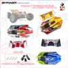 skymaker Originale WLtoys 1:14 1/14 144001 Accessori per Auto RC, Scocca con Perni a R Firmwave per Auto RC 144010 1/14