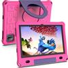 Pritom Tablet per bambini da 10,1 pollici Android 15 WIFI 6 Processore quad core 3 GB RAM 64 GB ROM YouTube con custodia protettiva in EVA