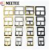 Meetee 5/10/20 Pezzi Fibbia in Metallo 16/19/25/32/38mm per Cinghie Borsa, Chiusura Regolabile per Nastro, Gancio per Cintura, Accessori Fai da Te
