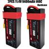 DXF VARCS Lipo 3S 4S Lipo 14.8V 15.2V 11.1V 11.4V Batteria 6500mah 7000mah 8400mah 9200mah 10000mah 6200ma 5200mah XT90 EC5 RC Auto