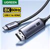 UGREEN Cavo USB C a 4K 8K compatibile HDMI 8K/60Hz 4K/120Hz per MacBook Pro iMac iPad Pro per Samsung Galaxy USB C a HDMI 2.1