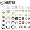 Meetee 50/100 set di metallo O Ring fibbie bikini reggiseno vestiti regolare cursore chiusura cinghia della biancheria intima collegare gancio accessori hardware per cucire