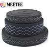 Meetee 2/5/10 metri fascia elastica 20-50mm fettuccia antiscivolo per cintura indumento onda nastro in Silicone vestiti fai da te accessori per cucire